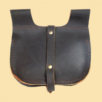 Preview: Ledergürteltasche "Udo" schwarz