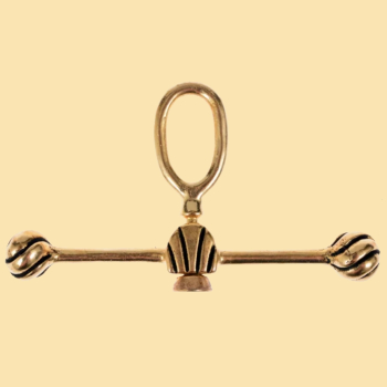 Taschenbügel Almosenbeutel - Bronze