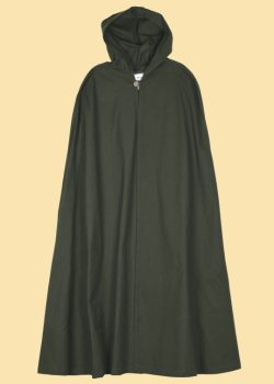 Mittelalter-Umhang Burkhard, Unisex  -  oliv