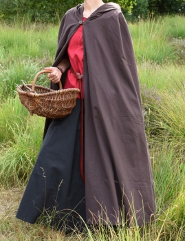 Preview: Mittelalter-Umhang Burkhard    -  natur