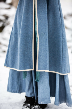 Birka - Mantel Skadi - Taubenblau