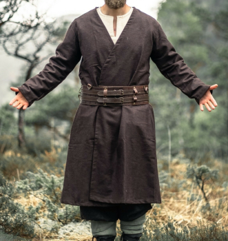 Woll-Klappenrock "Balder"  -  braun