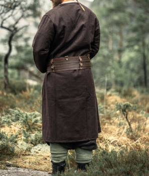 Preview: Woll-Klappenrock "Balder"  -  braun