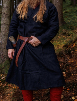 Woll-Klappenrock "Balder" -  schwarz