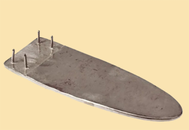 Preview: Keltische Gürtelspitze "Lagore"  - 3 cm  -  bronze