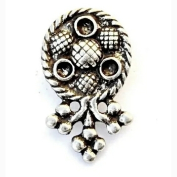 Preview: Mittelalter-Gürtelset "London" - für 2 cm  -  silberfarben