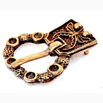 Preview: Mittelalter-Gürtelset "London" - für 2 cm - messingfarben