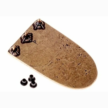 Preview: Wikinger Gürtelset "Gokstad" - für 4 cm - silberfarben