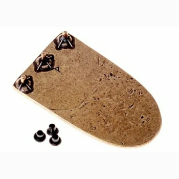 Preview: Wikinger Gürtelset "Gokstad" - für 4 cm - messingfarben