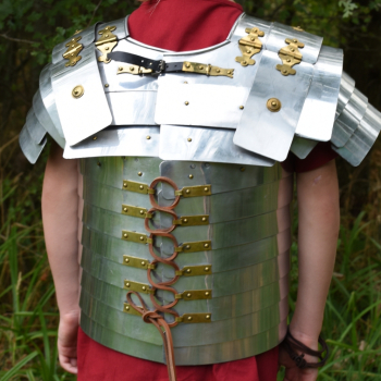 Preview: Lorica Segmentata Junior  -  Kinder-Römerrüstung -  Aluminium