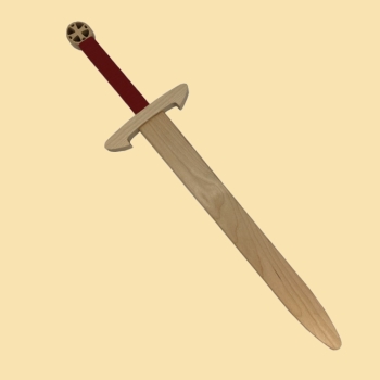 Schwert der Tempelritter - Griff rot