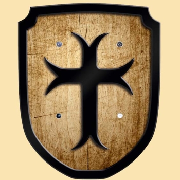 Kreuz  -  natur  -  Wappenschild