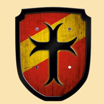 Kreuz  -  rot  -  Wappenschild