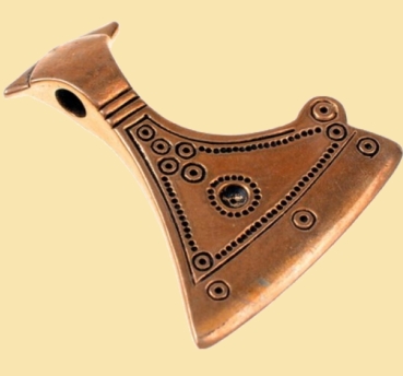 Preview: Anhänger  -  Axt von Perun   -  Bronze