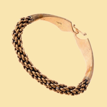 Preview: Wikinger-Armreif  - Malvik - Mann  -  Bronze