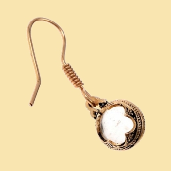 Preview: Ohrring  -  Gotland-Sphäre  - klein  - Bronze