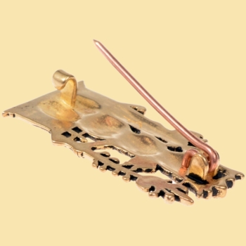 Preview: Pilgerabzeichen  - Lady von Tombelaine  - Bronze