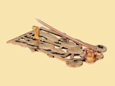 Preview: Pilgerzeichen  - St. Albans Kopf  - Bronze