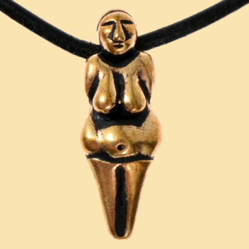 Amulett Venus von Vestonice - Bronze