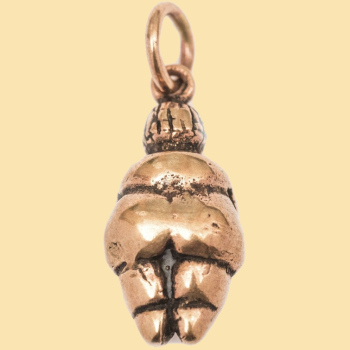 Amulett Venus von Willendorf - Bronze