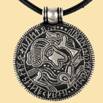 Brakteat von Tjurkö aus Zamakguss  - Silber
