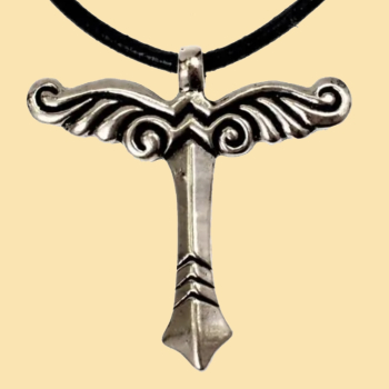 Irminsul-Amulett - versilbert