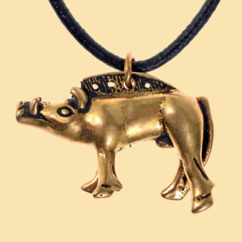 Keltischer Eber aus Bibracte - Bronze