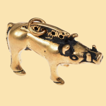 Keltischer Eber aus Bibracte - Bronze