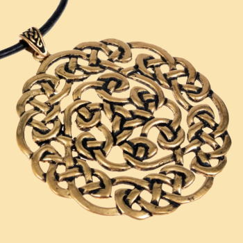 Keltischer Anhänger  "Brigid" - Bronze