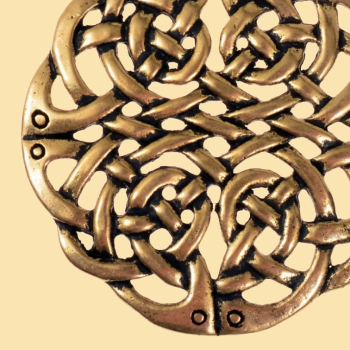 Preview: Keltisches Amulett  "Book of Kells"  -  Bronze
