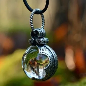 Gotland-Sphäre - klein - versilbert