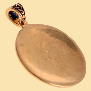 Wikinger-Anhänger im Broastil- Bronze