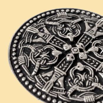 Preview: Kreuz-Amulett von Vårby - versilbert