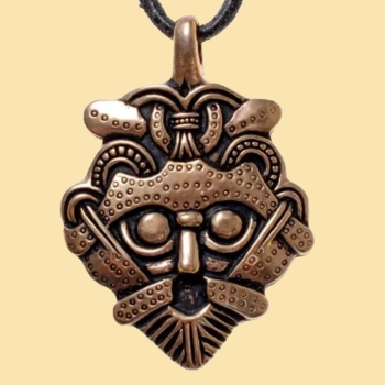 Maskenamulett von Gnezdovo- Bronze