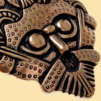 Maskenamulett von Gnezdovo- Bronze
