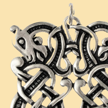 Preview: Wikinger-Anhänger "Ardre"  - versilbert