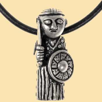 Amulett Hårby-Walküre - klein - versilbert