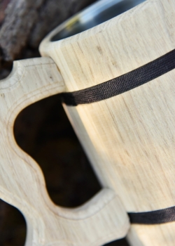 Preview: Bierkrug aus Eichenholz  - ca. 17 x 14 cm