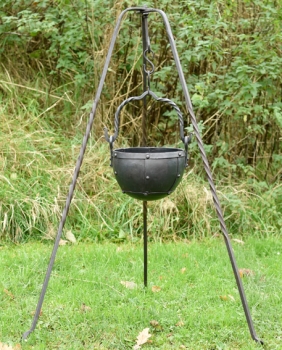 Preview: Kleiner vernieteter Lagertopf - ca. 3,5 Liter