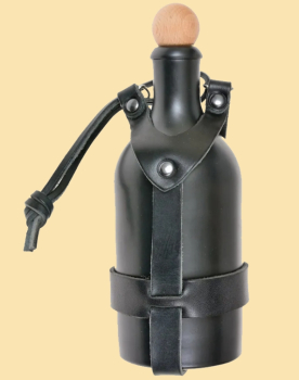 LARP-Feldflasche -  schwarz