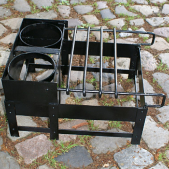 Preview: Craticula -  römisches Kochgestell -  Stahl