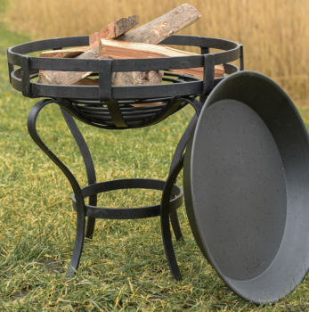 Preview: Feuerkorb mit Bodenplatte -  ca. 41 cm