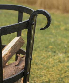 Preview: Geschmiedeter Feuerkorb -  ca. 45 cm hoch