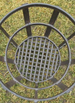 Preview: Geschmiedeter Feuerkorb -  ca. 45 cm hoch