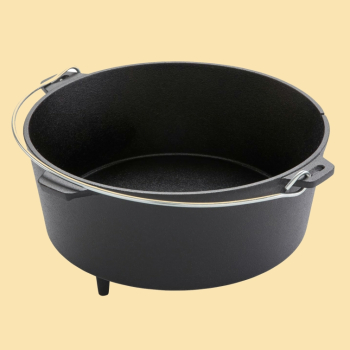 Preview: Dutch Oven 7 l - Gusseiserner Topf - 30 cm