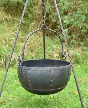 Preview: Großer vernieteter Lagertopf -  ca. 21 Liter