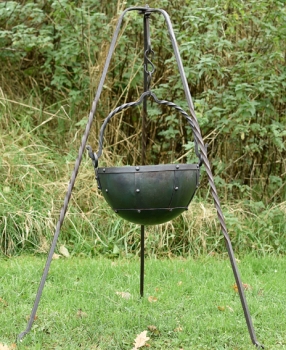 Preview: Mittlerer vernieteter Lagertopf -  ca. 9 Liter