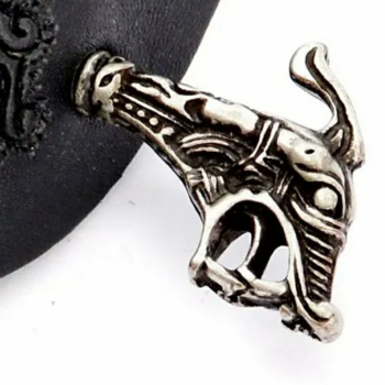 Preview: Wikinger-Haarspange Haithabu - schwarz - groß