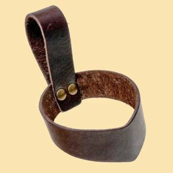 Trinkhornhalter - braun - Größe 1