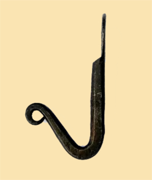 Wandhaken geschmiedet - klein